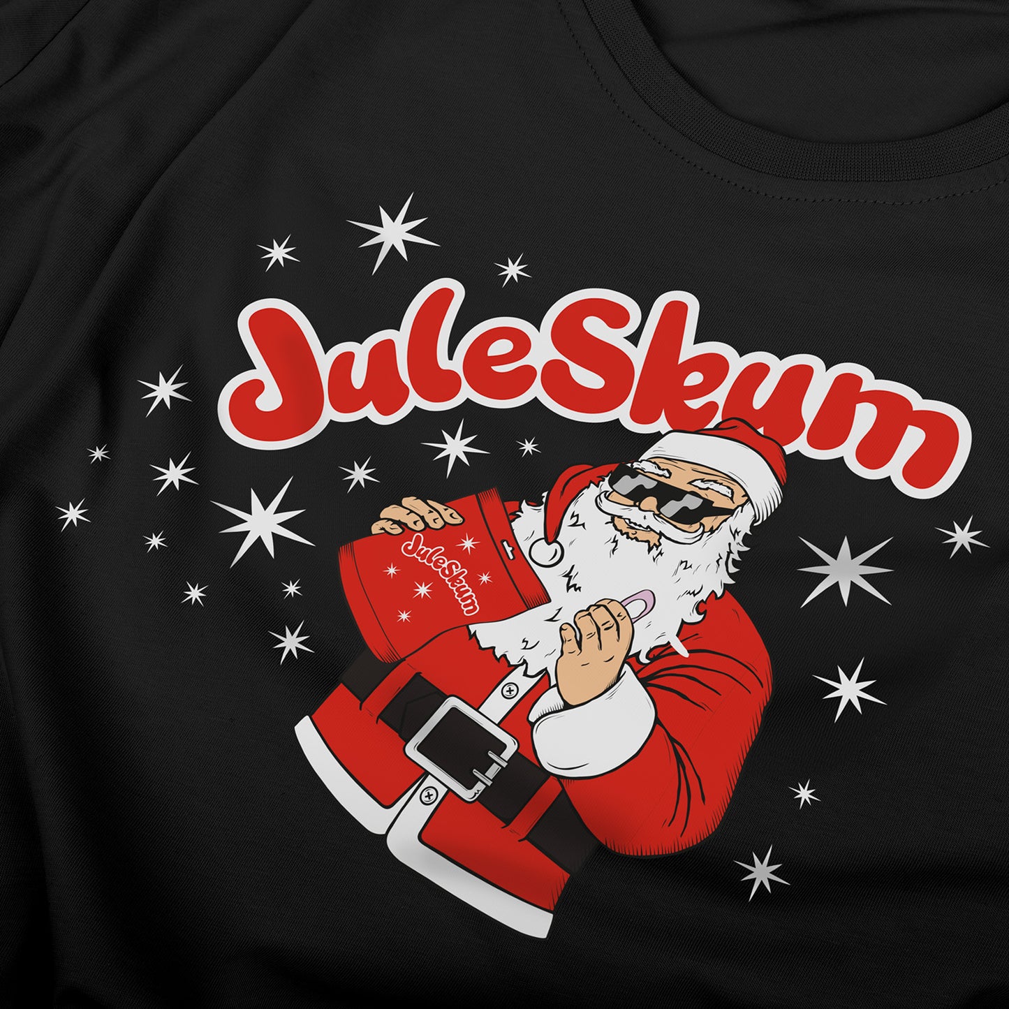 Juleskum T-shirt Svart