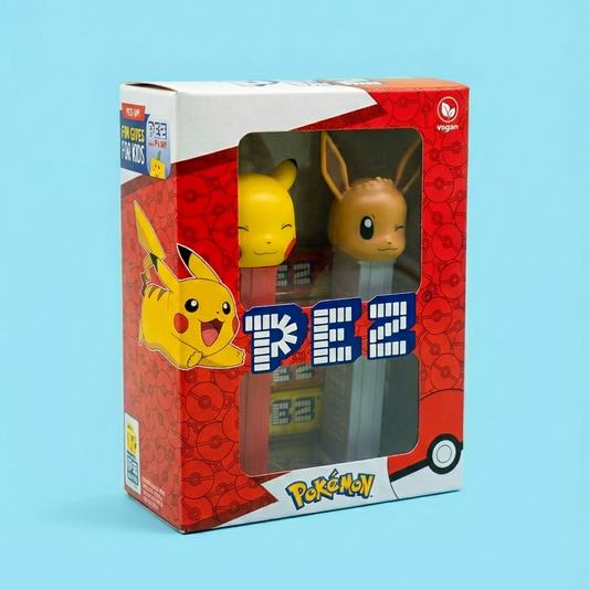 PEZ Twin Pokemon Pikachu och Eevee