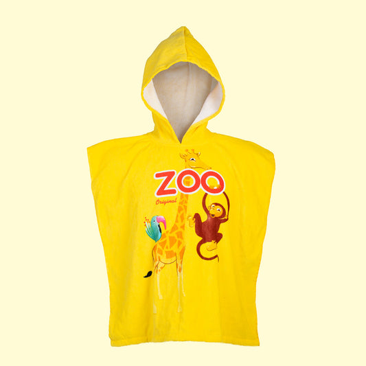 Zoo Badponcho med huva